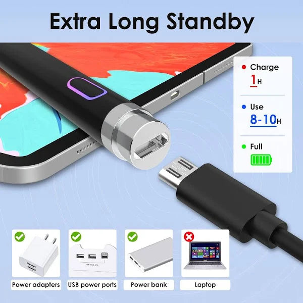 Pbuddy Stylus Pen Compatible With IPad, Pencil Compatible With IPad 2/3/4/5/6/7/8/9/10 Generation Pro 9.7/10.5/11/12.9 Air 2/3/4/5 Mini 2/3/4/5/6 Alternative Drawing Smart Stylist For Touch Screens Pbuddy Stylus Pen Compatible With IPad, Pencil Compatible With IPad 2/3/4/5/6/7/8/9/10 Generation Pro 9.7/10.5/11/12.9 Air 2/3/4/5 Mini 2/3/4/5/6 Alternative Drawing Smart Stylist For Touch Screens